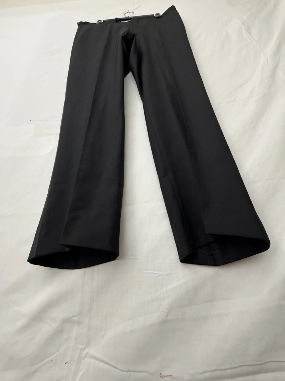 Men’s Suit Supply Black Wool Slim Dress Pants Size 26 Italian Fabric (A746)